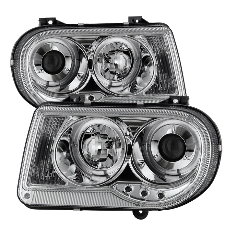 Spyder Chrysler 300C 05-10 Projector Headlights LED Halo LED Chrm (Not Included) PRO-YD-C300C-HL-C 5009142 5009142 Photo - Primary