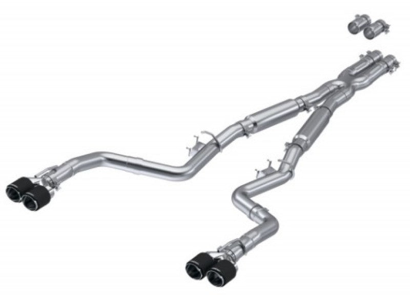 MBRP 17-Up Dodge Challenger 5.7L/6.2L/6.4L Carbon Fiber Quad Tip T304 Catback Exhaust S71133CF S71133CF User 1
