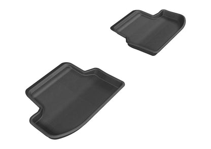 3D MAXpider 2015-2020 BMW 5 Series F10 Kagu 2nd Row Floormats - Black L1BM05821509 L1BM05821509 Photo - Primary