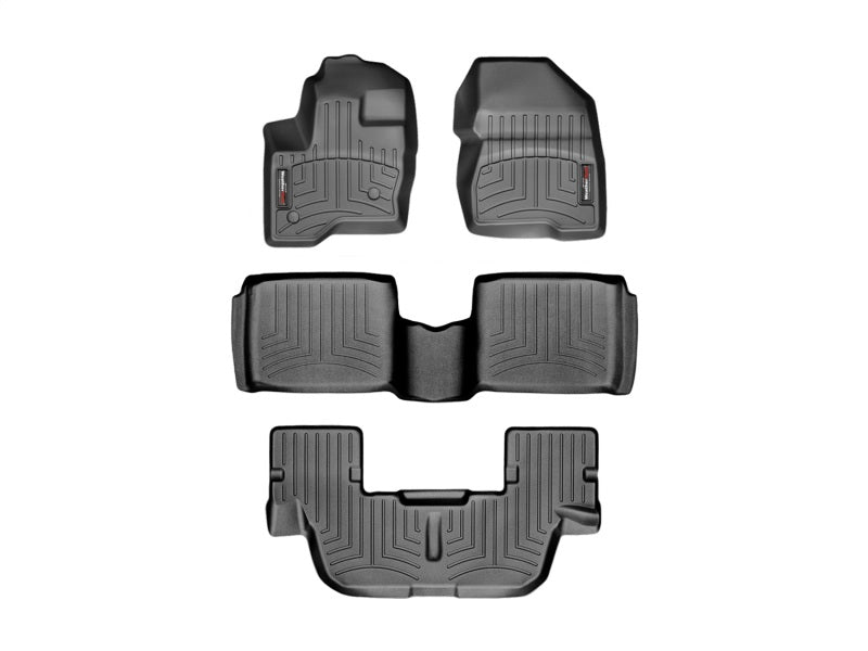 WeatherTech WT FloorLiner - Front - Blk Floor Mats Floor Mats - Rubber main image