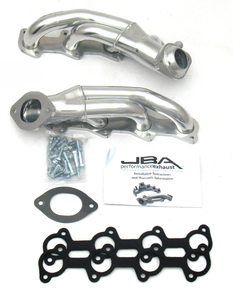 JBA 99-04 Ford Mustang 4.6L 2V 1-5/8in Primary Silver Ctd Cat4Ward Header 1625S-9JS 1625S-9JS Photo - Primary