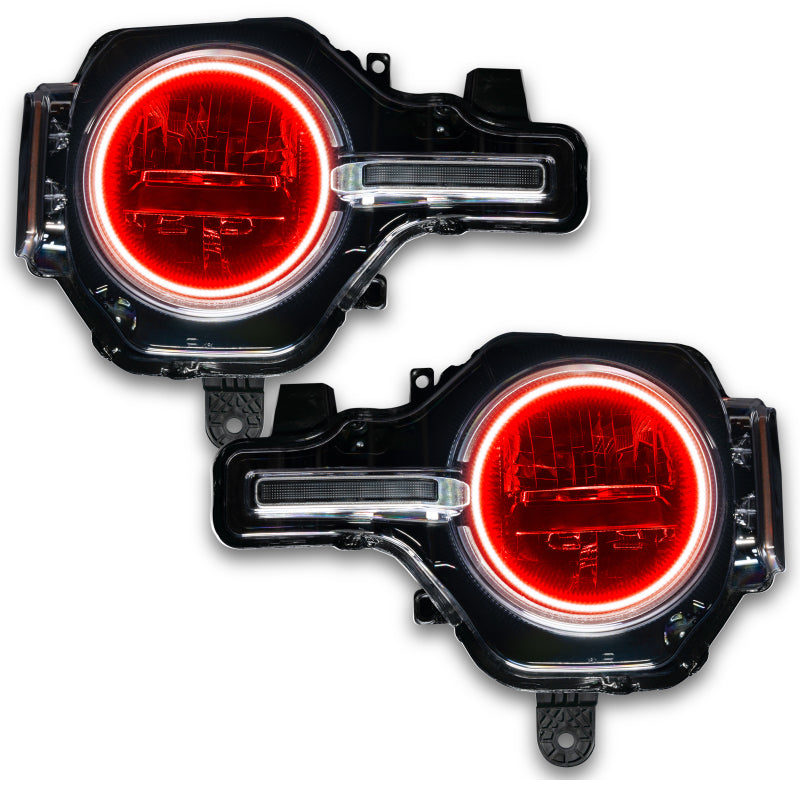ORACLE Lighting Oracle 2021 Ford Bronco Base Headlight LED Halo Kit - ColorSHIFT - w/ BC1 Controller 1470-335 1470-335 User 1