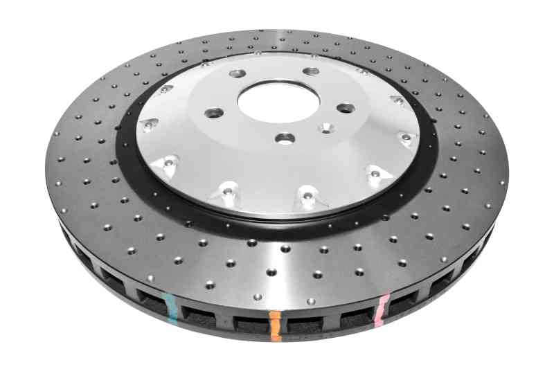 DBA 07-11 Audi S6 Front 5000 Series Drilled Rotor w/Black Hat 52778SLVXD 52778SLVXD Photo - out of package