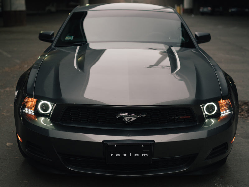 Raxiom 10-12 Ford Mustang w/ Headlights CCFL Halo Projector Headlights- Black Housing (Clear Lens) 101685 101685 Photo - Close Up