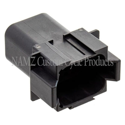 NAMZ Deutsch DT Series 8-Wire Receptacle & Wedgelock - Black (HD 72108-94BK) DR-8B DR-8B Photo - Primary