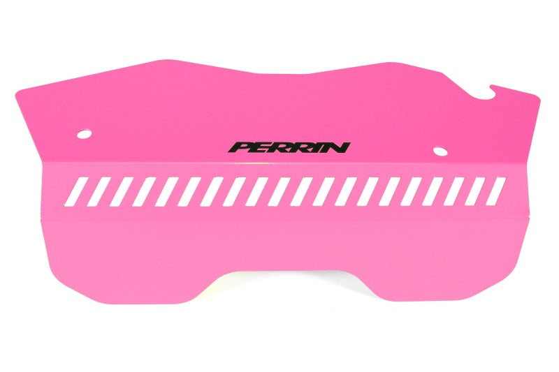 Perrin Performance Perrin 2022+ Subaru WRX Pulley Cover - Hyper Pink PSP-ENG-153HP