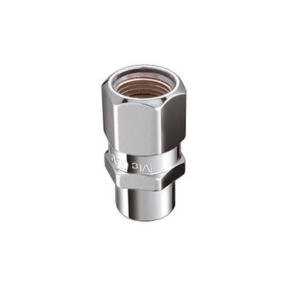 McGard Hex Lug Nut (Drag Racing Short Shank) 7/16-20 / 13/16 Hex / 1.6in. L (Box of 100) - Chrome 69128 69128 Photo - Primary