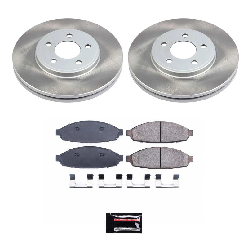 PowerStop Power Stop 03-04 Mercury Marauder Front Semi-Coated Rotor Kit SC1364 SC1364 Photo - Primary