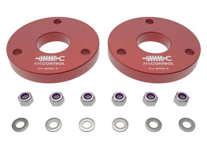 aFe CONTROL 23-24 Chevrolet Colorado ZR2 / GMC Canyon AT4X L4 2.7L (t) 1.25in Leveling Kit - Red 416-40T002-R 416-40T002-R Photo - Unmounted