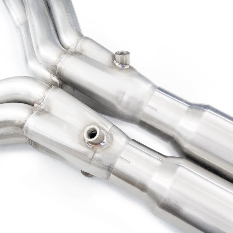 Stainless Works 2014-18 Corvette 6.2L Headers 2in Primaries w/ High-Flow Cats X-Pipe C72CAT C72CAT Photo - Close Up