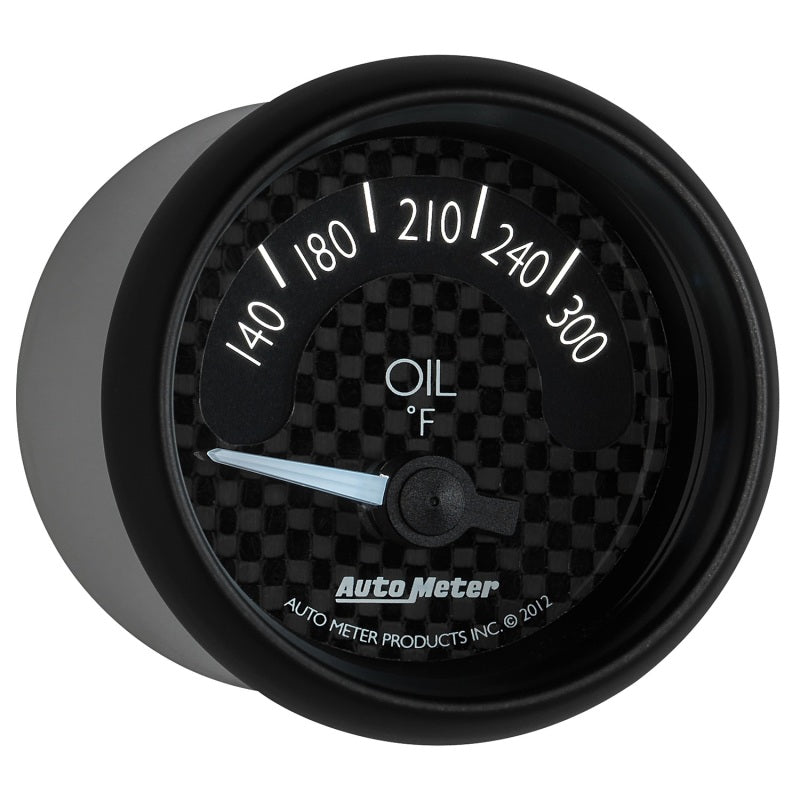 Autometer GT Series 52mm Short Sweep Electronic 140-300 Deg F Oil Temperature 8048 8048 User 6