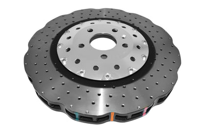 DBA 14-18 Audi RS7 (w/Iron Rotors) Front 5000 Series Cross Drilled Rotor w/Silver Hat 53002WSLVXD 53002WSLVXD Photo - out of package