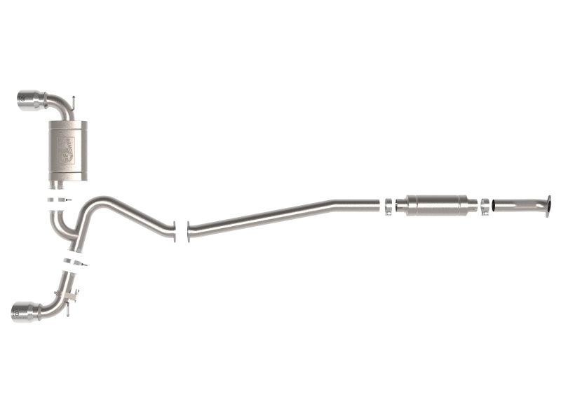aFe 22-23 Hyundai Kona N L4-2.0L (t) Takeda 3in 304 SS Cat-Back Exhaust System w/ Polished Tips 49-37033-P 49-37033-P Photo - Unmounted