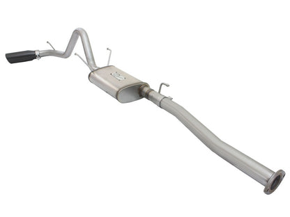 aFe MACH Force-Xp 2-1/2in Stainless Steel Cat-Back Exhaust System w/Black 49-46024-B Photo - Unmounted