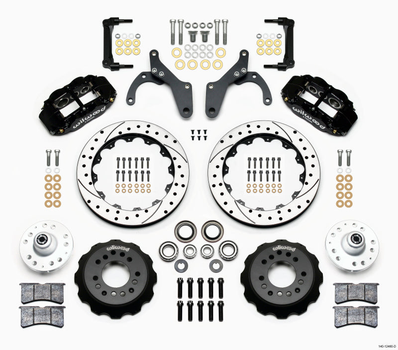 Wilwood Narrow Superlite 6R Front Hub Kit 12.88in Drilled 59-64 Chevy Impala / 63-64 Corvette 140-12460-D 140-12460-D Photo - Primary