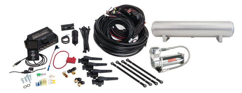 AIRLIFT 3H(1/4" Air Line,4 Gallon 5-Port Lightweight Raw Aluminum) 27692 Photo - Primary