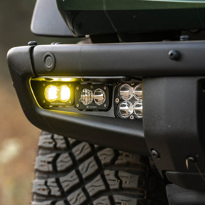 Baja Designs 21-22 Ford Bronco w/Steel Bumper S2 SAE Pro Fog Pocket Light Kit w/Upfitter - Clear 448175UP 448175UP User 1
