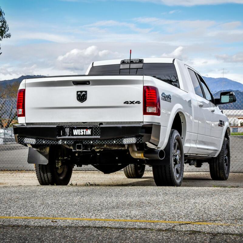 Westin 09-18 Ram 1500 HDX Bandit Rear Bumper - Black 58-341175 58-341175 Photo - Mounted
