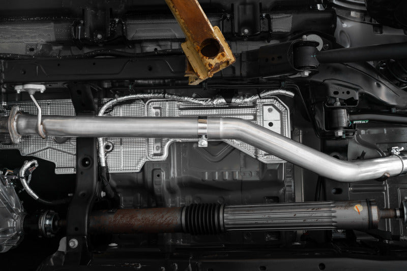 MBRP 21-Up Ford Bronco 2.3L/2.7L EcoBoost 2/4DR Aluminized Steel High Clearance Cat-back Exhaust S5237AL S5237AL Photo - Mounted