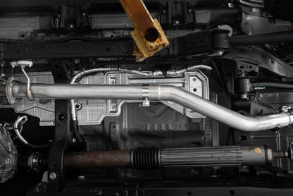 MBRP 21-Up Ford Bronco 2.3L/2.7L EcoBoost 2/4DR Aluminized Steel High Clearance Cat-back Exhaust S5237AL S5237AL Photo - Mounted