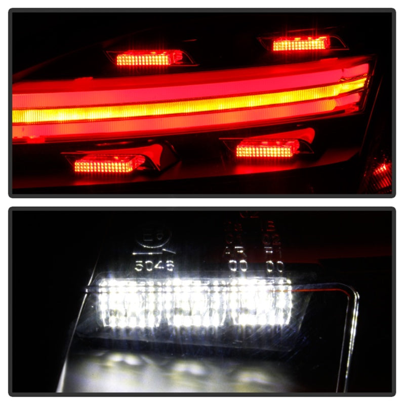 Spyder Porsche 987 Cayman 06-08 / Boxster 09-12 LED Tail Lights - Sequential Signal - Black 5086839 5086839 Photo - Unmounted
