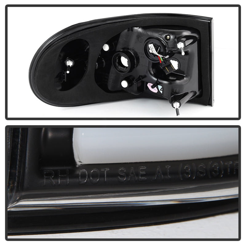 Spyder Toyota FJ Cruiser 07-13 Light Bar LED Tail Lights Black ALT-YD-TFJ07-LBLED-BK 5079442 5079442 User 1