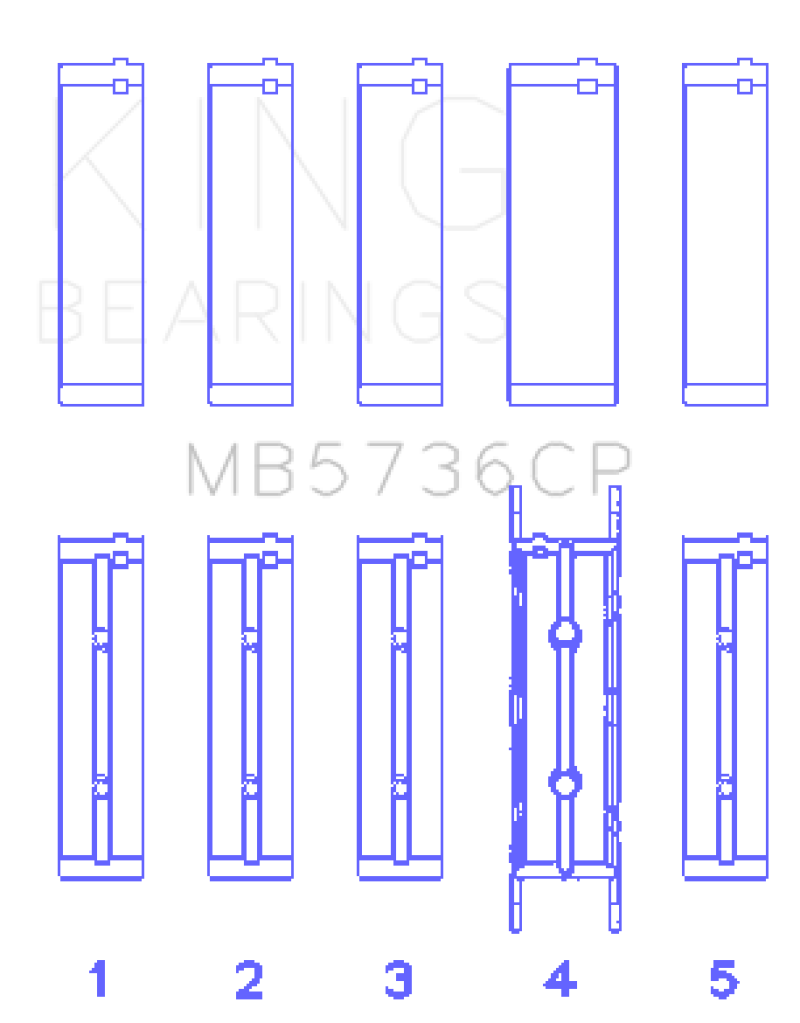 King Engine Bearings KING Main Bearings Engine Components Bearings main image