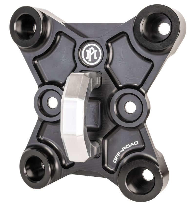 Performance Machine UTV Radius Rod Pull Plate Assembly - Black Ano 0222-2002-B 0222-2002-B Photo - Primary