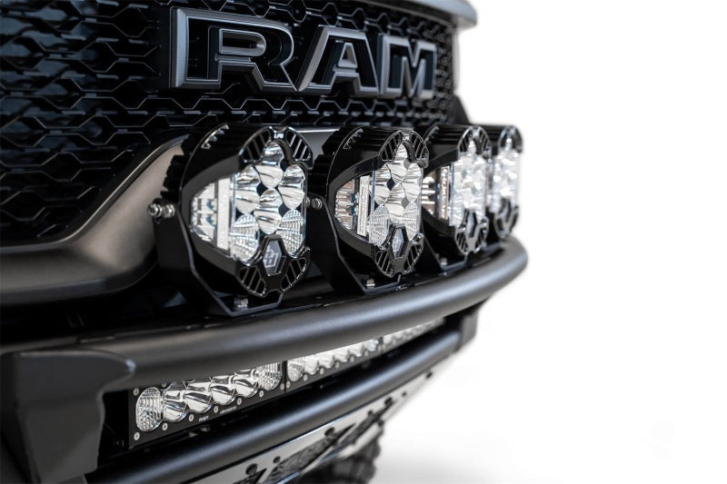 Addictive Desert Designs 2021 Dodge RAM 1500 TRX Light Hoop For PRO Bolt-On Front Bumper L6257021701NA L6257021701NA Photo - Mounted