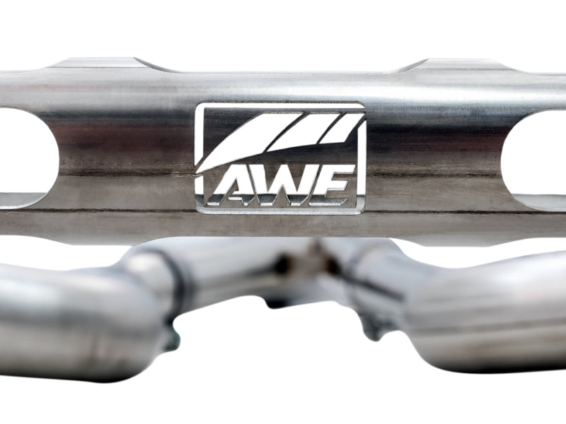 AWE Tuning BMW F8X M3/M4 Track Edition Catback Exhaust - Chrome Silver Tips 3020-42082 3020-42082 Photo - Close Up