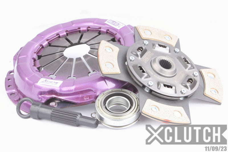 XCLUTCH 93-95 Hyundai Scoupe Turbo 1.5L Stage 2 Sprung Ceramic Clutch Kit XKMI22002-1B XKMI22002-1B Photo - Primary