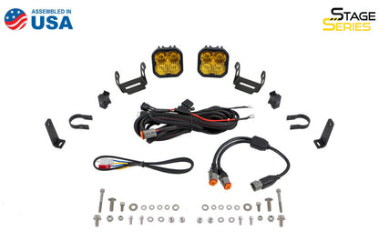 Diode Dynamics SS3 LED Bumper 1 In Roll Bar Kit Pro - Yellow SAE Fog (Pair) DD7684 DD7684 User 5
