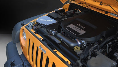Corsa Performance 12-13 Jeep Wrangler JK 3.6L V6 Air Intake 44412 Photo - Mounted
