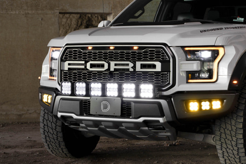 Diode Dynamics 17-20 Ford Raptor SS5 Grille CrossLink Lightbar Kit Sport - White Combo DD7335 DD7335 User 1