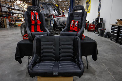PRP Seats PRP Jeep CJ-7/Wrangler YJ Elite Series Suspension Bench Seat A9236 A9236 Photo - Close Up