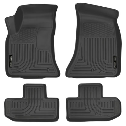 Husky Liners 2016 Dodge Challenger Front and Second Row Black Floor Liners (4pc) 99171 Photo - Primary