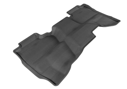 3D MAXpider 2014-2019 Chevrolet/GMC Silverado Double Cab Kagu 2nd Row Floormats - Black L1CH03921509 L1CH03921509 Photo - Primary