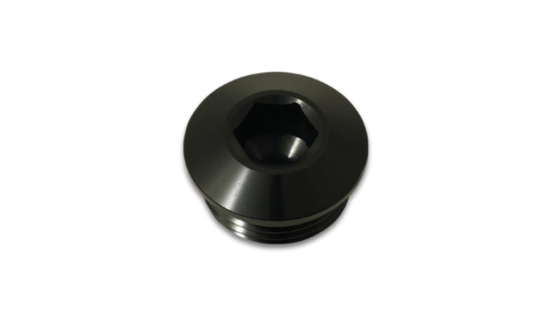 Vibrant Aluminum -16AN ORB Slimline Port Plug w/O-Ring - Anodized Black 10996 10996 Photo - Primary