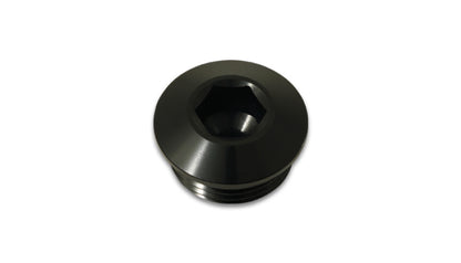 Vibrant Aluminum -16AN ORB Slimline Port Plug w/O-Ring - Anodized Black 10996 10996 Photo - Primary
