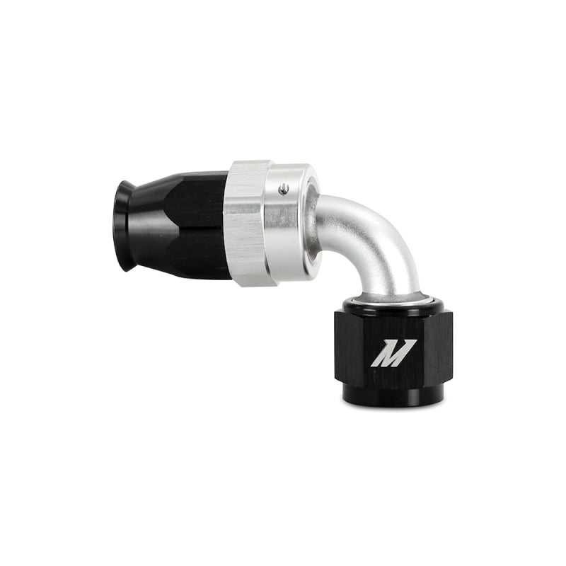 Mishimoto Aluminum PTFE -8AN 90 Degree Fitting Black MMFT-SW-08P-90 MMFT-SW-08P-90 Photo - Primary