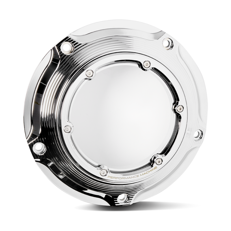 Performance Machine Pm Vision Derby Cover W/Bezel 0177-2083M-CH 0177-2083M-CH Photo - Primary