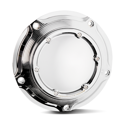 Performance Machine Pm Vision Derby Cover W/Bezel 0177-2083M-CH 0177-2083M-CH Photo - Primary
