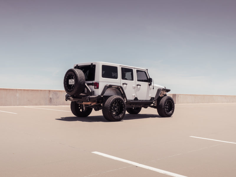 Road Armor 07-18 Jeep Wrangler JKU 4DR Stealth Rocker Body Armor Rocker Panel - Tex Blk 507ARG4B 507ARG4B Photo - Primary