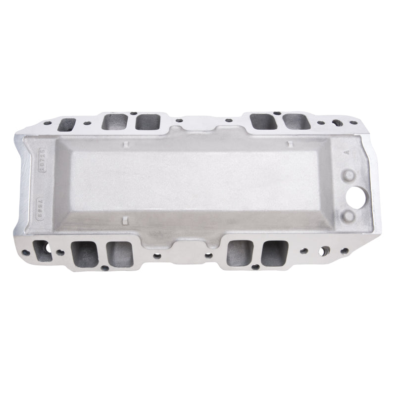 Edelbrock Polished B/b Chev Rect. Port Rpm Air-gap Manifold 75621 Photo - out of package