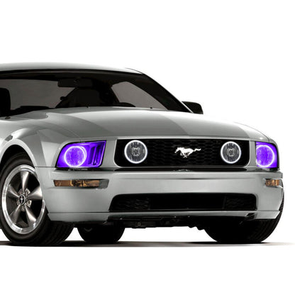 ORACLE Lighting Oracle Ford Mustang 05-09 Halo Kit - ColorSHIFT w/ BC1 Controller 2301-335 2301-335 Photo - lifestyle view