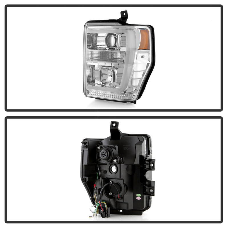 Spyder Ford F-250/350/450 08-10 V2 High-Power LED Headlights-Switch Back-Chrome PRO-YD-FS08PL-SBLB-C 5087744 5087744 User 1