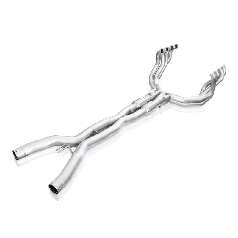 Stainless Works 2014-18 Corvette 6.2L Headers 2in Primaries w/ High-Flow Cats X-Pipe C72CAT C72CAT Photo - out of package