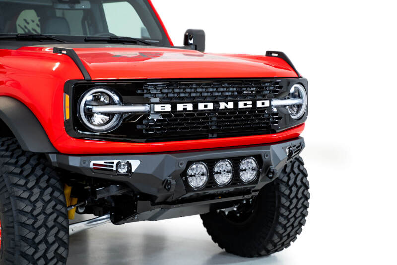 Addictive Desert Designs 21-22 Ford Bronco Bomber Front Bumper (w/ 3 Rigid 360 Mounts) F230194130103 F230194130103 Photo - Primary