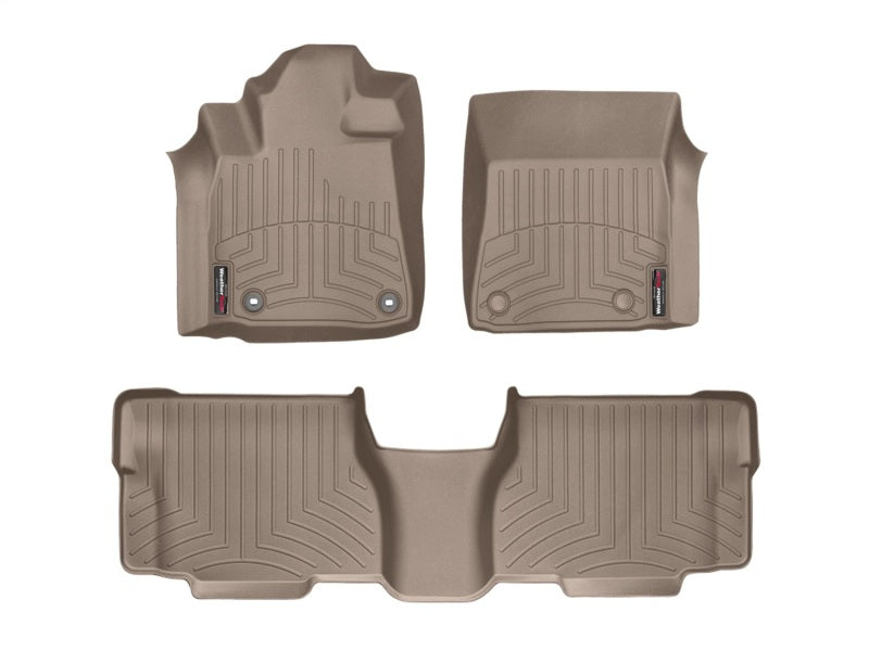 WeatherTech WT FloorLiner - Rear - Tan Floor Mats Floor Mats - Rubber main image