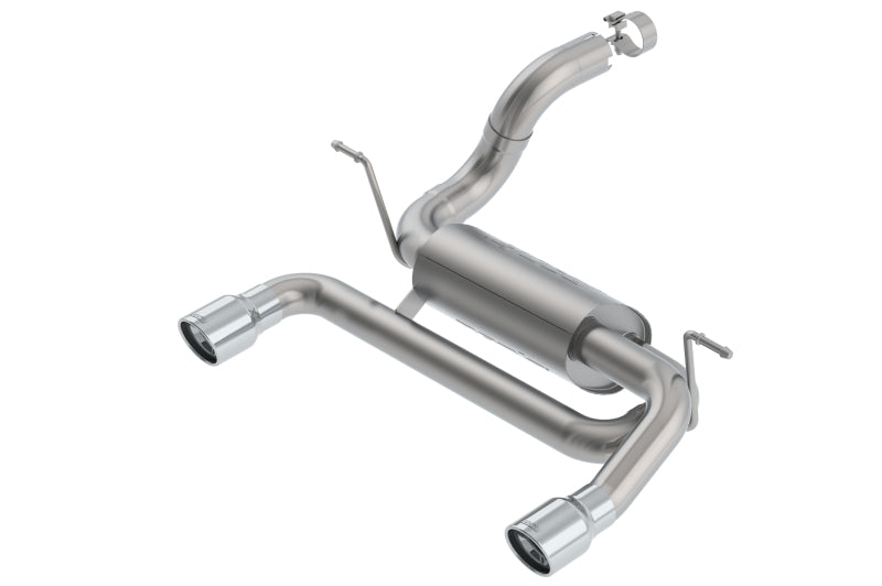 Borla 18-19 Jeep Wrangler JL/JLU 2.0L 4Cyl 2DR/4DR Axle Back Exhaust ATAK w/ 3.5in Tips 11964 11964 Photo - Primary
